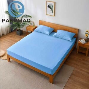 Grounding Sheets King Organic Cotton Grounding Cord (Lake Blue,King 76"x80"x15")